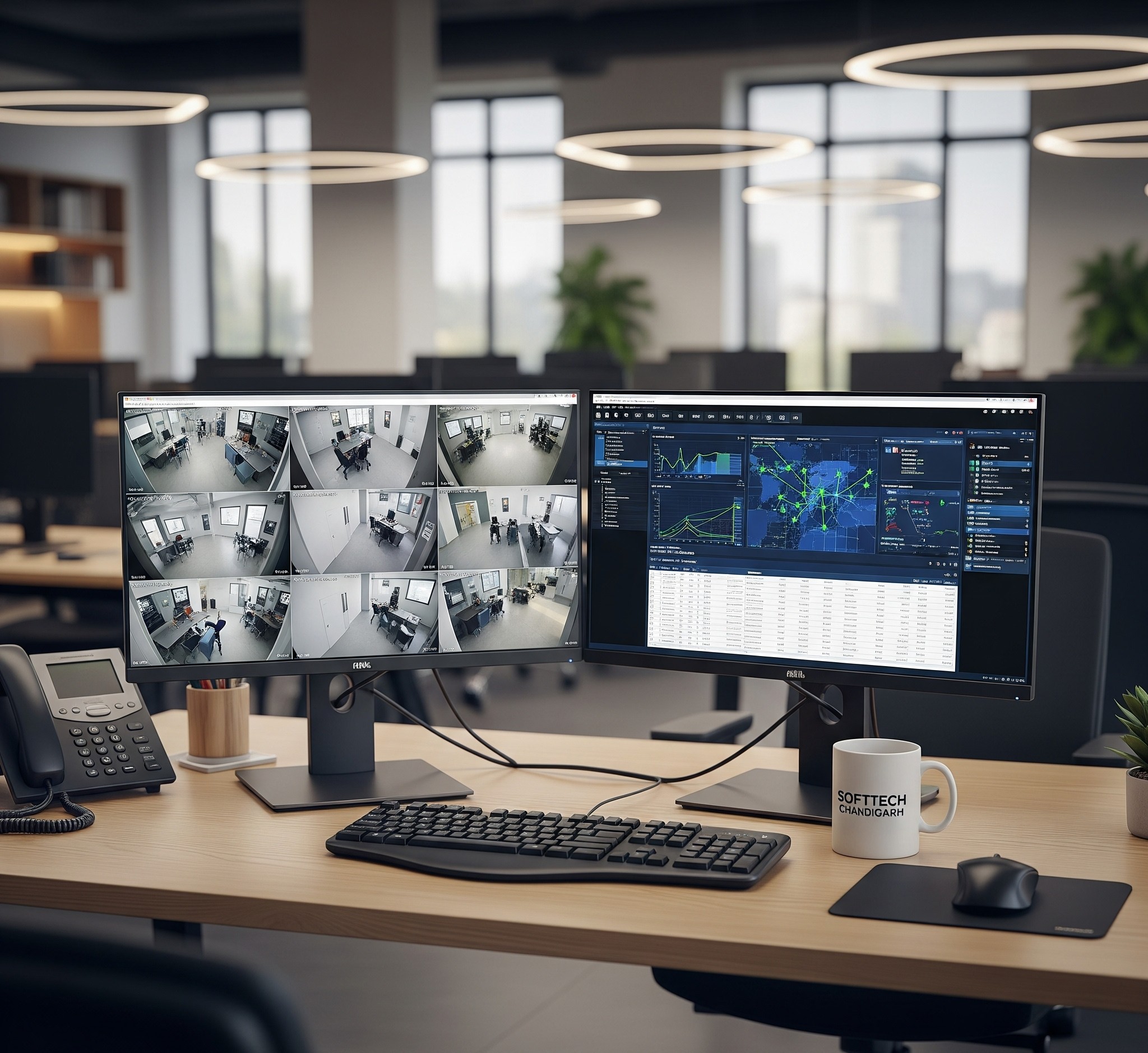 Office computer setup